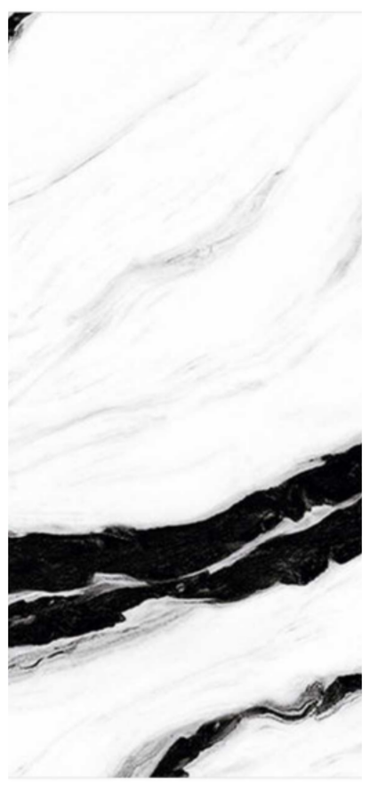 Normal Sintered Stone Slab - "Panda White | ABC" Stone Pattern