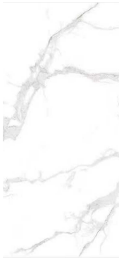 Normal Sintered Stone Slab - "Premium Snow White | ABC" Stone Pattern