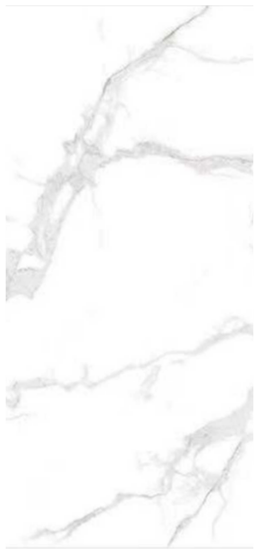 Normal Sintered Stone Slab - "Premium Snow White | ABC" Stone Pattern
