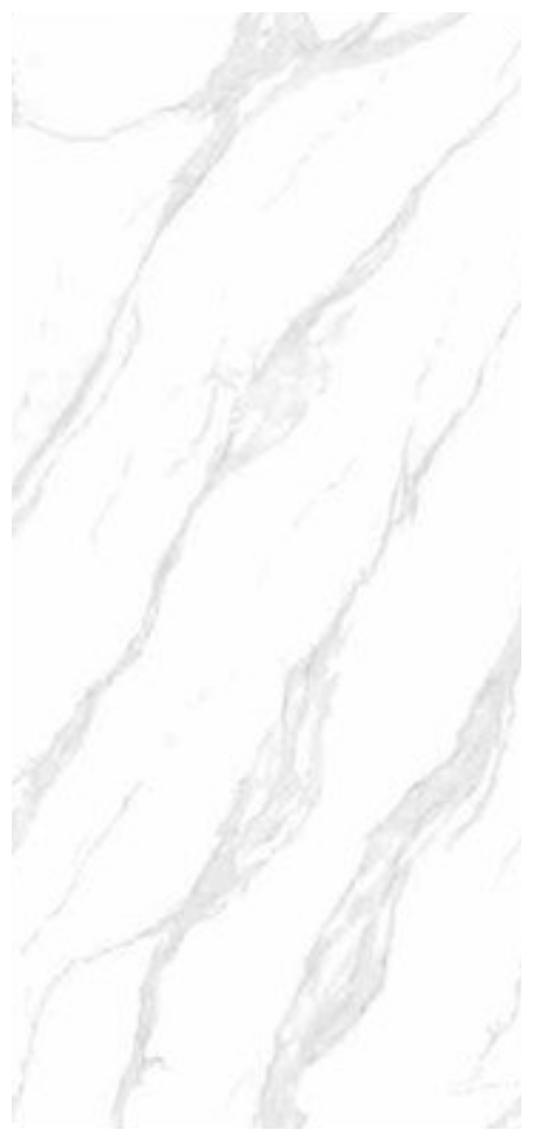 Normal Sintered Stone Slab - "Rain White" Stone Pattern