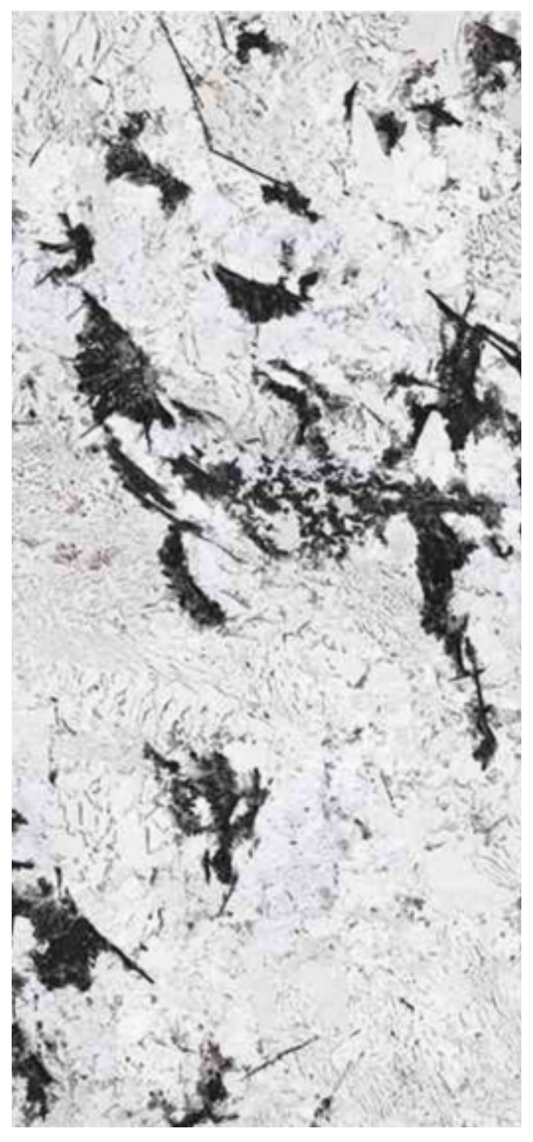 Normal Sintered Stone Slab - "Snow Mountain Silver Fox | ABC" Stone Pattern