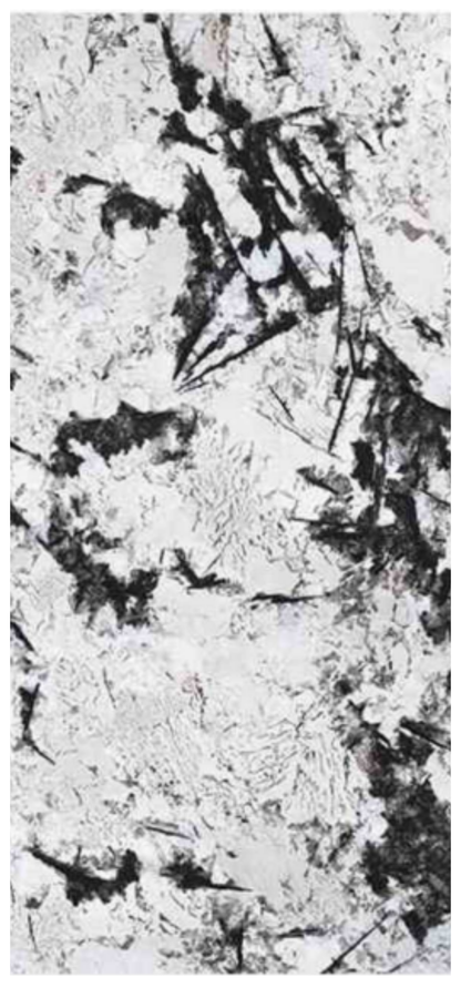 Normal Sintered Stone Slab - "Snow Mountain Silver Fox | ABC" Stone Pattern