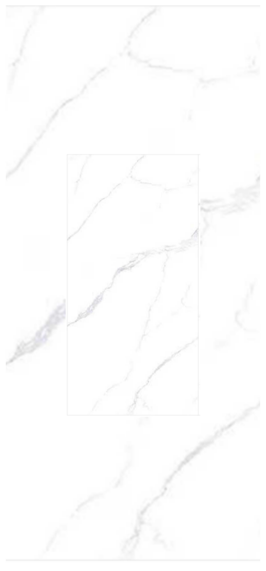 Normal Sintered Stone Slab - "Snow White | ABC" Stone Pattern